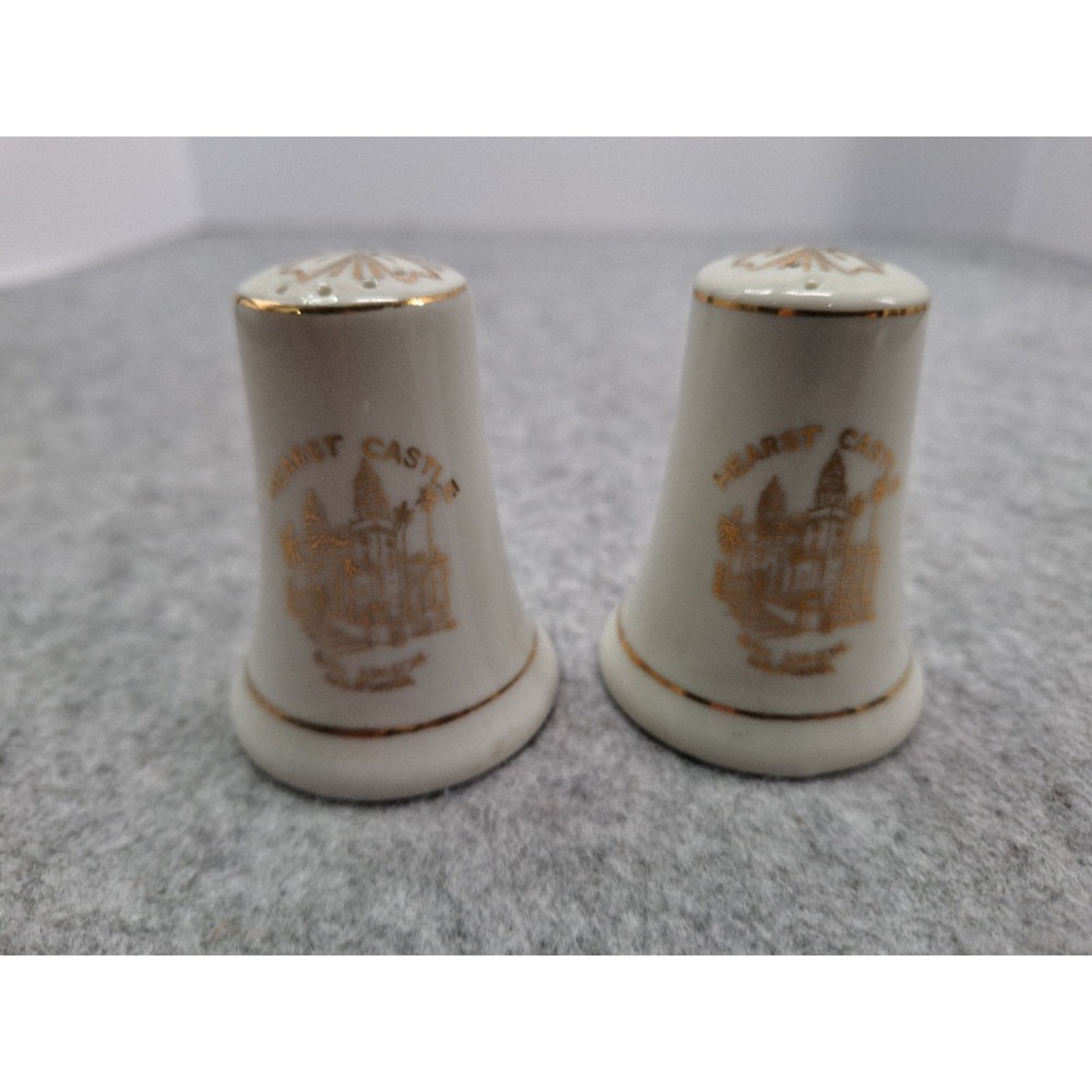 Hearst Castle Salt And Pepper Shakers  Ceramic